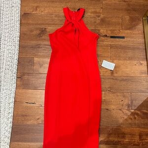 Elegant Red Women's Dress